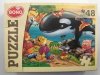 KOLOROWE ZWIERZĄTKA – 48 PUZZLE